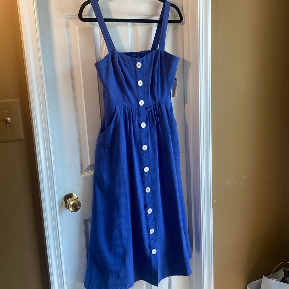 Maeve size 6 indigo blue dress
